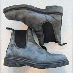 Blundstone Men's Gray Leather Boots